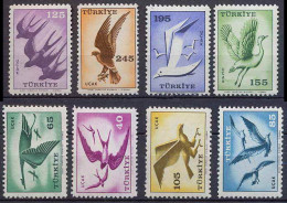 TURQUIA 1961 - TURKEY - AVES - PAJAROS - YVERT AEREOS 39/46** - Nuovi