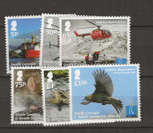 2013 MNH South Georgia  Mi 607-12 Postfris** - Südgeorgien