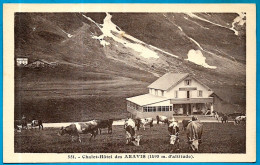 CPA 73 74 - Chalet-Hotel Des ARAVIS (1498 M. D'altitude) Savoie, Haute-Savoie ° L. Morand * Col - Rhône-Alpes