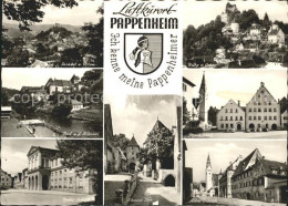72200430 Pappenheim Mittelfranken Burg Freibad Marktplatz Schloss Oberes-Tor Pap - Pappenheim
