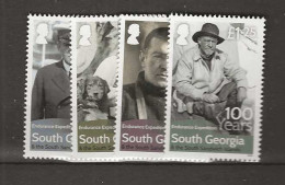 2016 MNH South Georgia  Mi 678-81 Postfris** - South Georgia