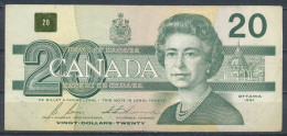 °°° CANADA 20 DOLLARS 1991 °°° - Canada