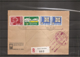 Suisse ( Lettre Recommandée De 1964 De Berne Vers Les USA Et Réexpédiée à Voir) - Briefe U. Dokumente