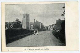 BADWELL ASH : PART OF VILLAGE / POSTMARK CDS / SOUTHMINSTER, DENGIE MANOR (FANSHAWE) - Autres & Non Classés