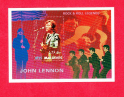 WW14514- MALDIVAS 1995- MNH_ MÚSICA_ JOHN LENNON - Chanteurs