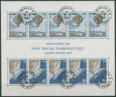 Monaco 1983 Europa CEPT Große Werke Fliegen Block 23 Gestempelt (C91391) - Blocks & Kleinbögen