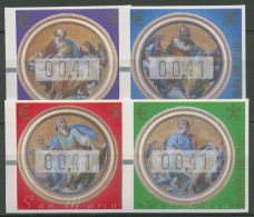 Vatikan 2002 Automatenmarken Die Vier Evangelisten ATM 11/14 X Postfrisch - Ungebraucht