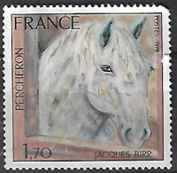 1978 Francia Arte Pinturas Jacques Birr Caballo 1v. - Gravures