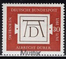 GERMANY(1971) Durer's Signature. MUSTER (specimen) Overprint. Scott No 1070. - Sonstige & Ohne Zuordnung