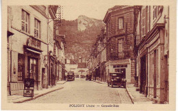 (39). Poligny. Jura. Ed Karrer Dole. Grande Rue Voitures Anciennes Tacot - Poligny