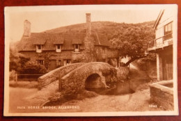 Carte Photo ;  Pack Horse Bridge , Allerford - Autres & Non Classés