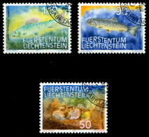 LIECHTENSTEIN 1987 Nr 922-924 Gestempelt SB4A0C6 - Gebruikt