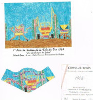 84 LA TOUR D'AIGUES Etiquette Décollée Cotes Du Luberon -  Fête De La Vigne Et Du Vin 1999  (196) - Côtes Du Ventoux
