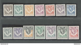 1953 Northern Rhodesia, Stanley Gibbons N. 61/74, Serie Di 14 Valori - MNH** - Sonstige & Ohne Zuordnung