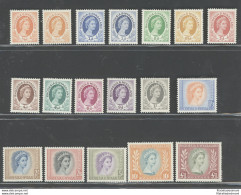 1954-56 Rhodesia And Nyasaland - Stanley Gibbons N. 1/15 - 16 Valori MNH** - Other & Unclassified