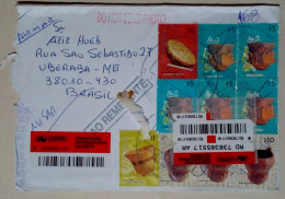 Argentine - Enveloppe Circulée Avec Des Timbres Sur Des Thèmes De Peuples Autochtones (2013) - Oblitérés