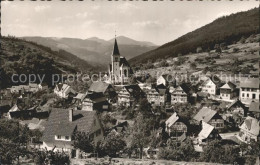 72197806 Reichental Ortsansicht Kirche Gasthof Gruener Baum Reichental - Gernsbach