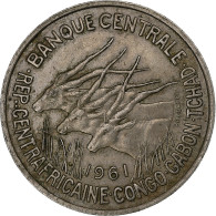 États De L'Afrique Centrale, 50 Francs, 1961, Monnaie De Paris, Cupro-nickel - Repubblica Centroafricana