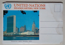 États-Unis - Brochure Avec Des Images Du Siège De L'ONU. - Verenigde Staten
