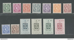 1953-63 ST. Lucia - Elizabeth II - Serie Di 13 Valori - Stanley Gibbons N 172/184 - MNH** - Autres & Non Classés