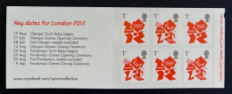 Great Britain United Kingdom 2012 Olympic Games London Olympics Logo Key Dates Booklet MNH - Estate 2012: London