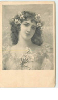 N°9778 - Carte Illustrateur - MM Vienne N°271 - Femme Avec Couronne De Fleurs - Vienne