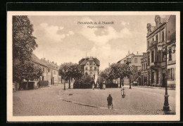 AK Neustadt A. Haardt, Neptunplatz Mit Brunnen  - Neustadt (Weinstr.)