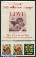 United States Of America 1995 Love Stamps Foil Booklet, Mint NH, Various - Stamp Booklets - Greetings & Wishing Stamps - Ungebraucht