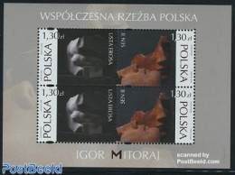 Poland 2006 Sculptures S/s (with 2 Sets), Mint NH, Art - Sculpture - Unused Stamps