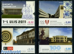 Portugal 2011 Universities 4v, Mint NH, Science - Education - Art - Architecture - Unused Stamps