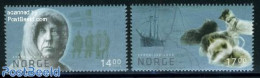 Norway 2011 South Pole Expedition 2v, Mint NH, History - Nature - Science - Transport - Various - Explorers - Dogs - T.. - Neufs