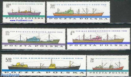 Poland 1961 Ship Building 6v, Mint NH, Transport - Ships And Boats - Ongebruikt