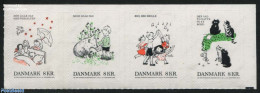 Denmark 2016 Children Songs 4v S-a, Mint NH, Nature - Performance Art - Religion - Bears - Cats - Music - Angels - Unused Stamps