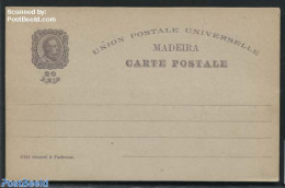 Madeira 1898 Illustrated Postcard, Belem Tower 20R, Unused Postal Stationary - Madère