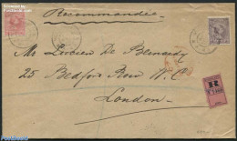 Netherlands 1898 Registered Letter From S-Gravenhage To London, Postal History - Lettres & Documents