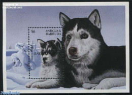 Barbuda 2000 Husky S/s, Mint NH, Nature - Dogs - Barbuda (...-1981)