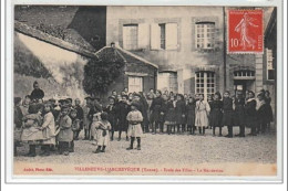 VILLENEUVE-L'ARCHEVEQUE : école De Filles - La Récréation - Très Bon état - Villeneuve-l'Archevêque