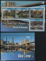 Tanzania 2016 New York City 2 S/s, Mint NH, Philately - Art - Architecture - Bridges And Tunnels - Brücken