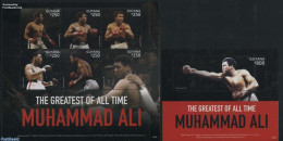 Guyana 2015 Muhammad Ali 2 S/s, Mint NH, Sport - Boxing - Boxen