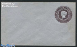 Mauritius 1862 Envelope 6p, Flap Stamp Type 3, Unused Postal Stationary - Maurice (1968-...)