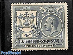 Belize/British Honduras 1921 Definitive 1v, Unused (hinged), History - Coat Of Arms - Honduras Britannique (...-1970)