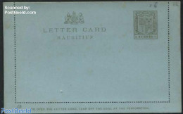 Mauritius 1909 Letter Card 4c, Unused Postal Stationary - Maurice (1968-...)