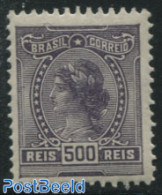 Brazil 1913 500R, Stamp Out Of Set, Mint NH - Unused Stamps