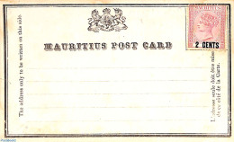 Mauritius 1879 Postcard 2 CENTS, Unused Postal Stationary - Mauricio (1968-...)