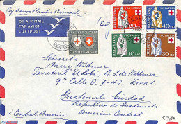 Switzerland 1957 Airmail From St. Gallen , Postal History - Brieven En Documenten