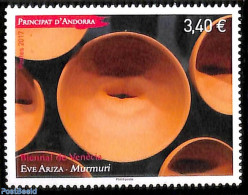 Andorra, French Post 2017 Venice Biennale 1v, Mint NH, Art - Modern Art (1850-present) - Unused Stamps