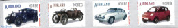 Norway 2017 Norwegian Automobiles 4v S-a, Mint NH, Transport - Automobiles - Unused Stamps