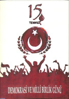 Türkiye 2017 Democracy & Solidarity Day, Special Folders With S/s, Set And Fdc, Mint NH, Art - Children Drawings - Otros & Sin Clasificación