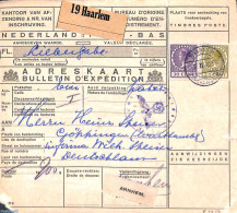 Netherlands 1940 Parcel Card From Haarlem To Göppingen, Censored, Postal History, Censored Mail - Briefe U. Dokumente