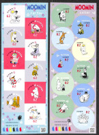 Japan 2018 Moomins 20v S-a, Mint NH, Art - Comics (except Disney) - Ungebraucht